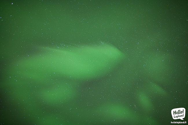 Explosión de aurora boreal el 13 de septiembre en Rovaniemi, Laponia.