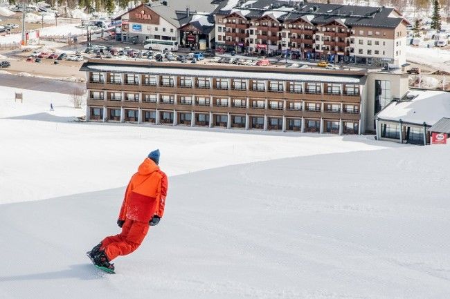 Snowboard en Ylläs 