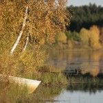 Orilla del Salmijärvi (lago). Laponia. Finlandia