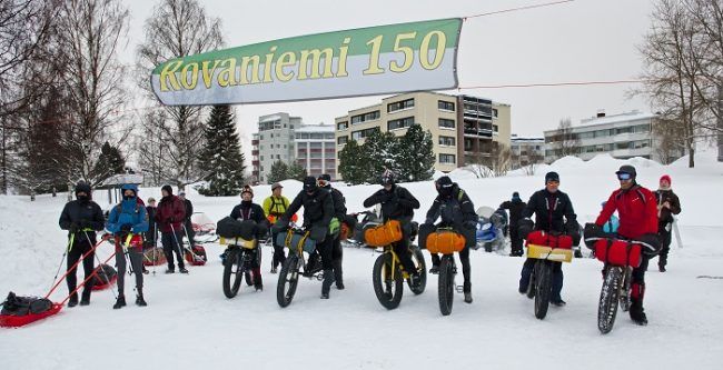 14 participantes en la salida de la primera edición de la Rovaniemi150 