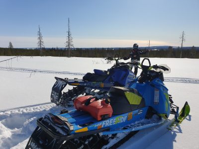 cantidad de nieve en Ruka a primeros de mayo