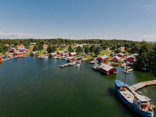 Ambiente marinero en el archipiélago de Helsinki 