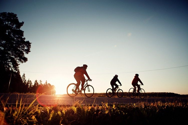 Atardecer a ritmo de pedal