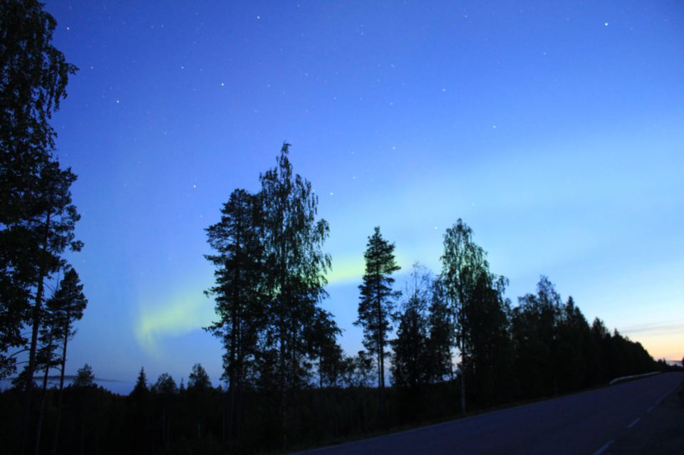 auora boreal laponia rovaniemi finlandia