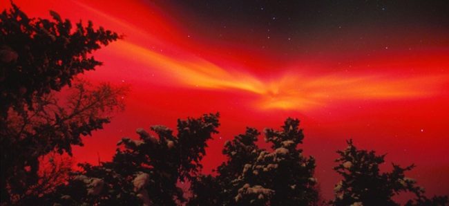 Aurora Boreal roja 