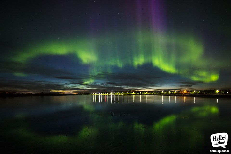 Increíble aurora boreal en Rovaniemi (31.8.2013)