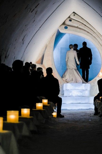 Boda en la capilla de hielo 