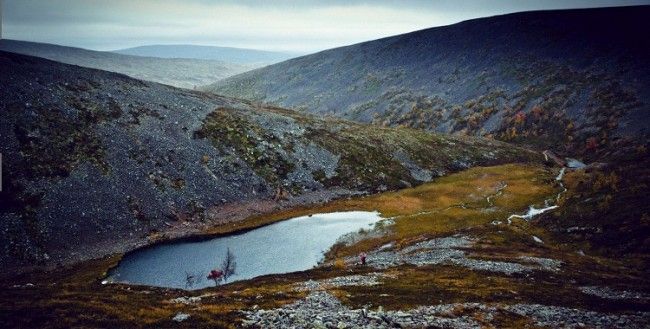 Camino a Ukselmapää desde Paratiisikuru 