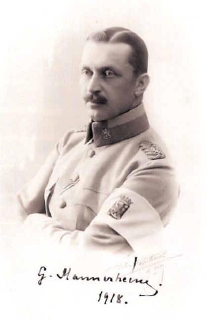 Carl Gustav Emil Mannerheim en el año 1918