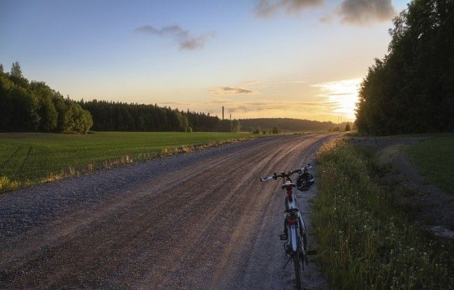 Carretera interior en el Archipelago Trail 