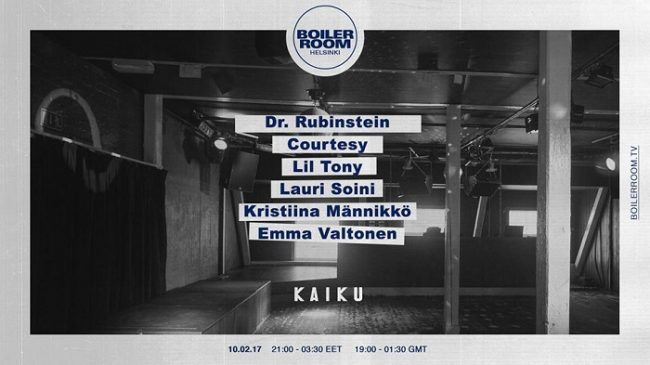 Cartel publicidad de Boiler Room en Kaiku