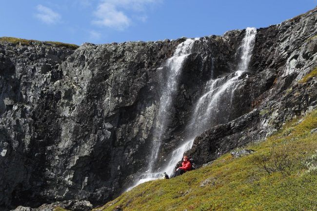 Cascadas de Kitsi en Enontekiö 