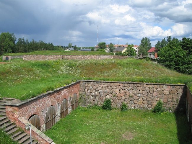 Detalle de la fortaleza de Hamina 