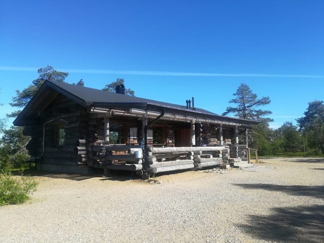 El Café Lampivaara en verano 