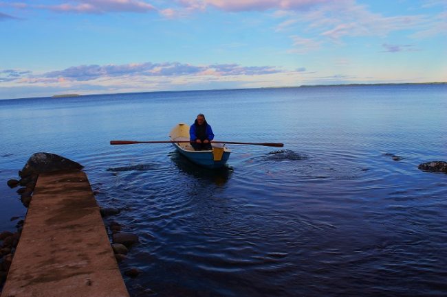 El lago Oulujärvi bien parece un mar 