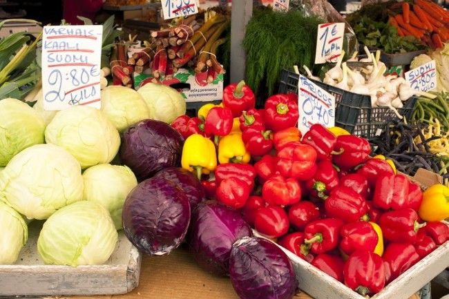 El mercado de Hakaniemi en Helsinki 