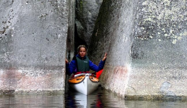 El Parque Nacional de Kolovesi es un lugar excepcional para la practica del kayak 