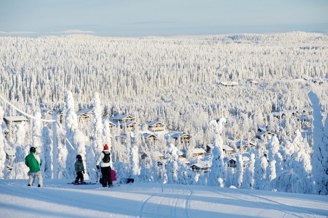 Esquí alpino en Ruka