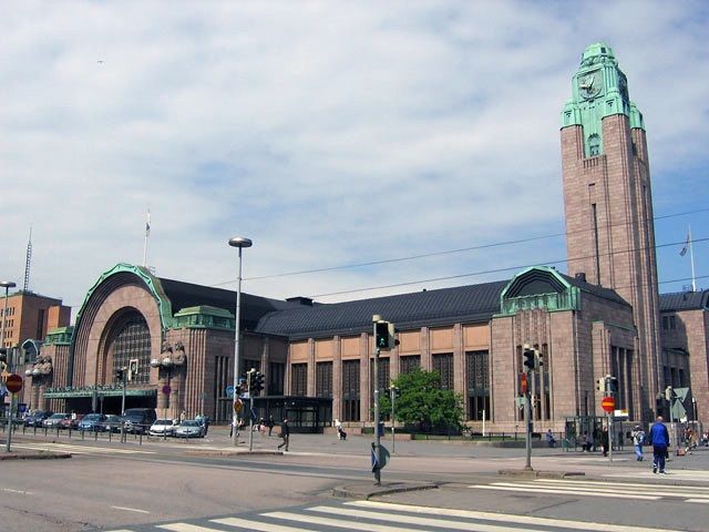 Estación central de tren de Helsinki