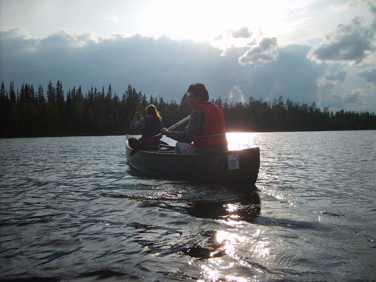 Excursión con canoa 