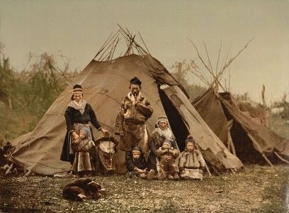 Familia Sami en el año 1900 