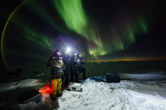 La Aurora Boreal durante un safari fotográfico 