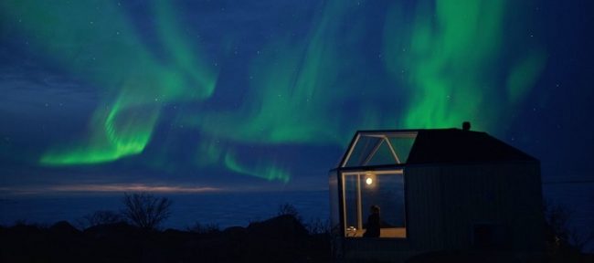 La Aurora Boreal en ocasiones alcanza latitudes más bajas. En esta ocasión vista desde el Archipiélago Kvarken en Vaasa 