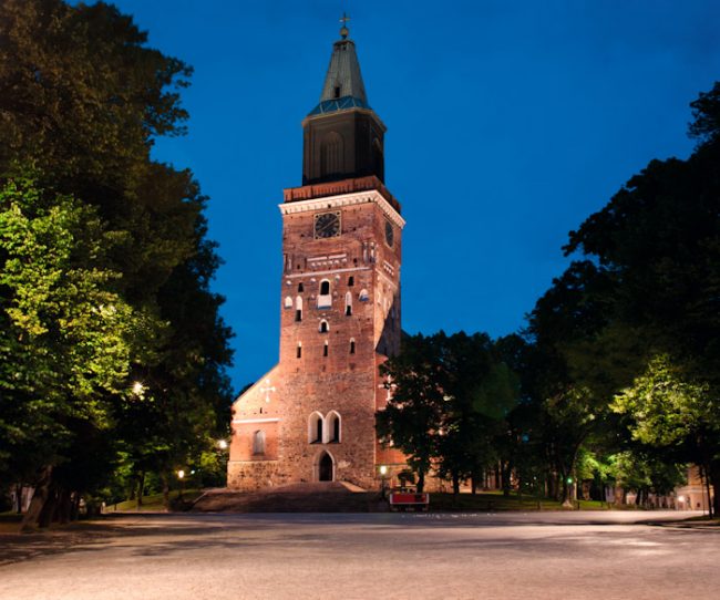 La catedral de la ciudad de Turku