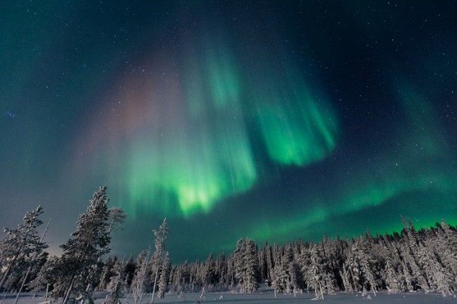 La noche, cómplice de la Aurora Boreal 