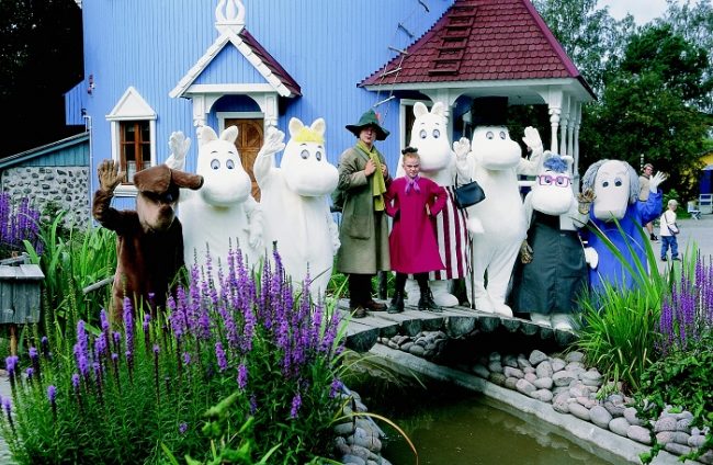 Los personajes de Moomin esperan tu visita 