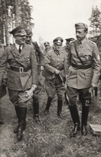 Mannerheim y Hitler 