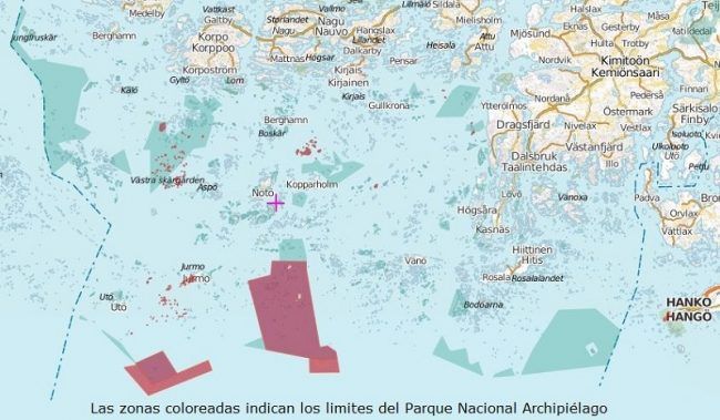 Mapa Parque Nacional Archipiélago 