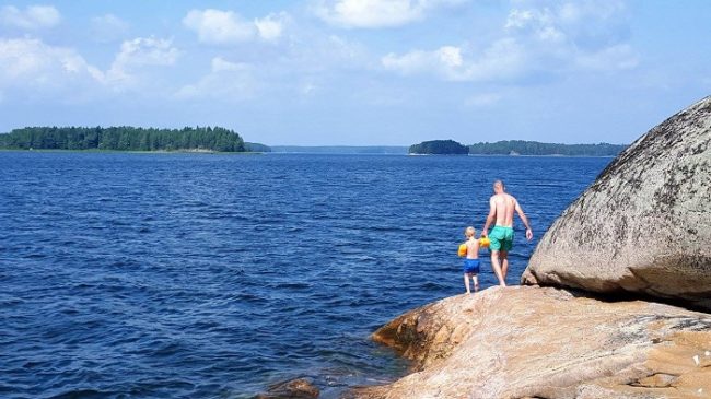 Muchos son los rincones donde darse un baño en el archipiélago de Porvoo 