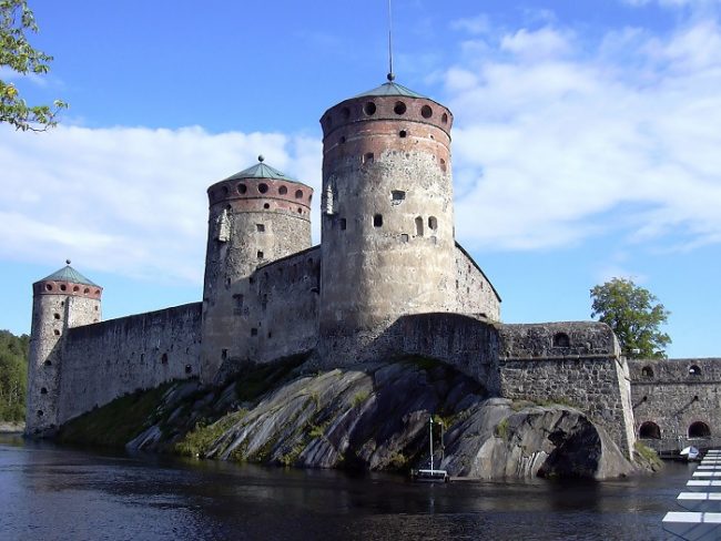 Olavinlinna, el castillo de Olaf en Savonlinna 