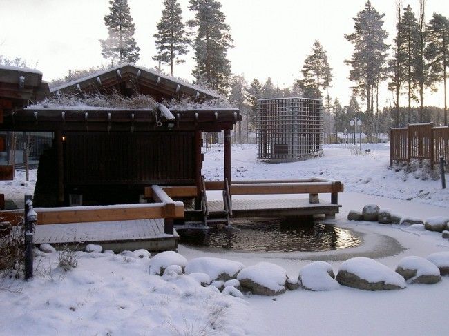 Sauna y piscina 