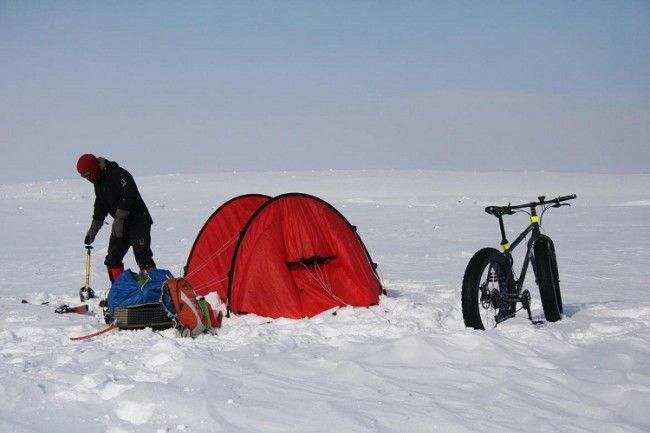 Travesía en el mar Báltico con Fat-Bike