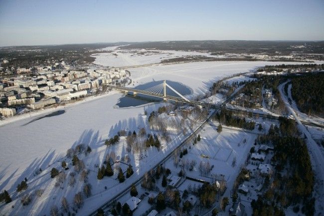 Vista aérea de Rovaniemi