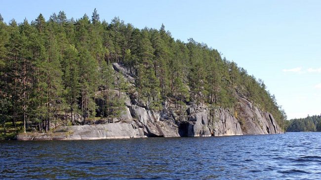 Zona rocosa en el Parque Nacional de Kolovesi 