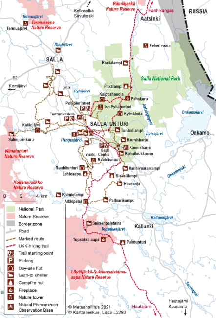 Mapa-mostrando-el-área-de-Salla-y-el-parque-nacional_fotoNationalParks