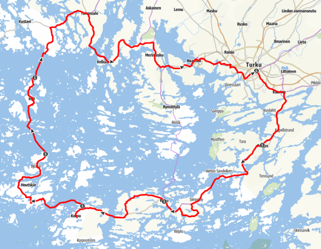 Mapa-mostrando-el-itinerario-largo-del-Archipelago-Trail_fotoOutdooractive